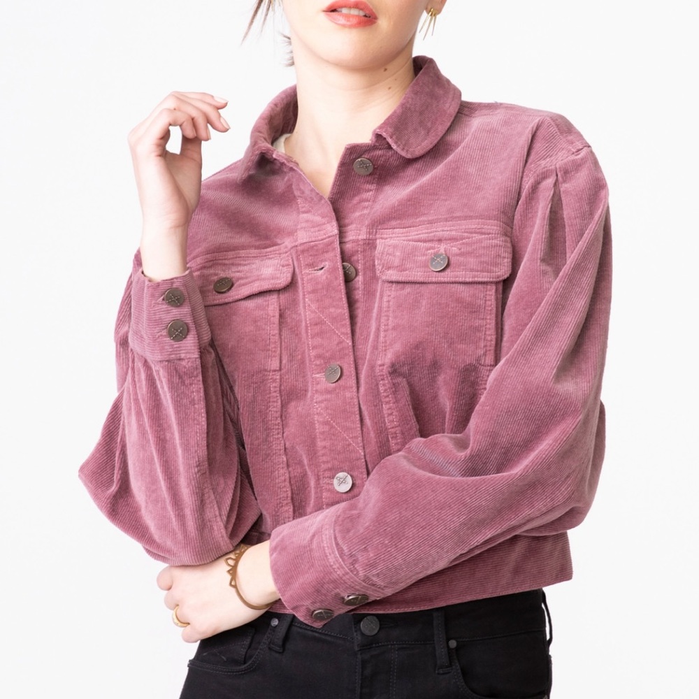 Purple Cord Jacket - Picture 4 of 6